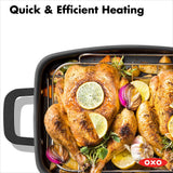Carbon Steel Obsidian Series Roaster with Rack R6