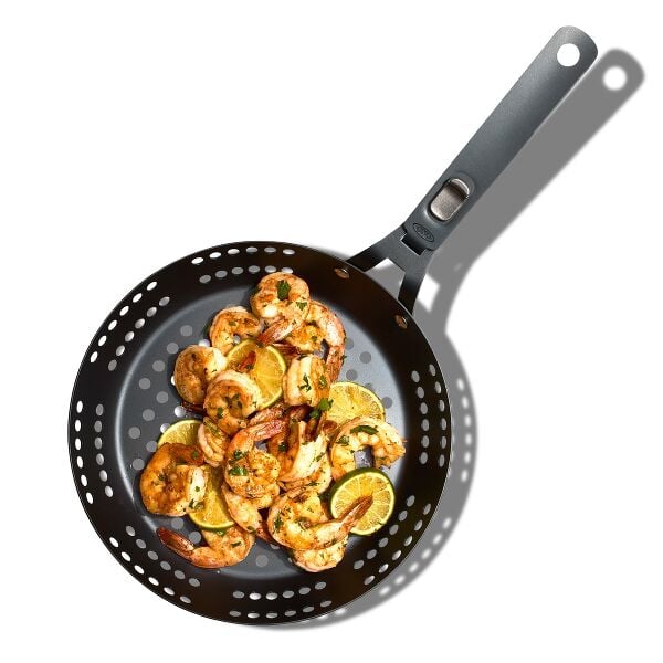 Outdoor 10" Perforated Carbon Steel Pan L0