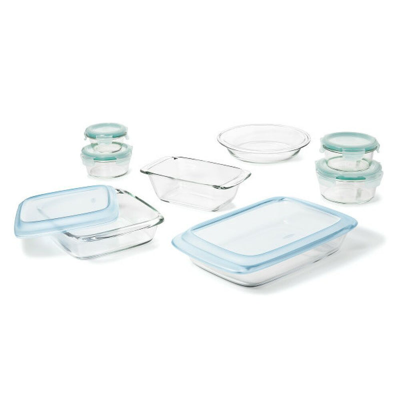14-Piece Glass Bake, Serve & Store Set S6
