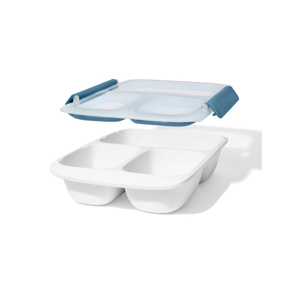 Prep & Go 4.1-Cup Divided Container - Ocean Blue F0
