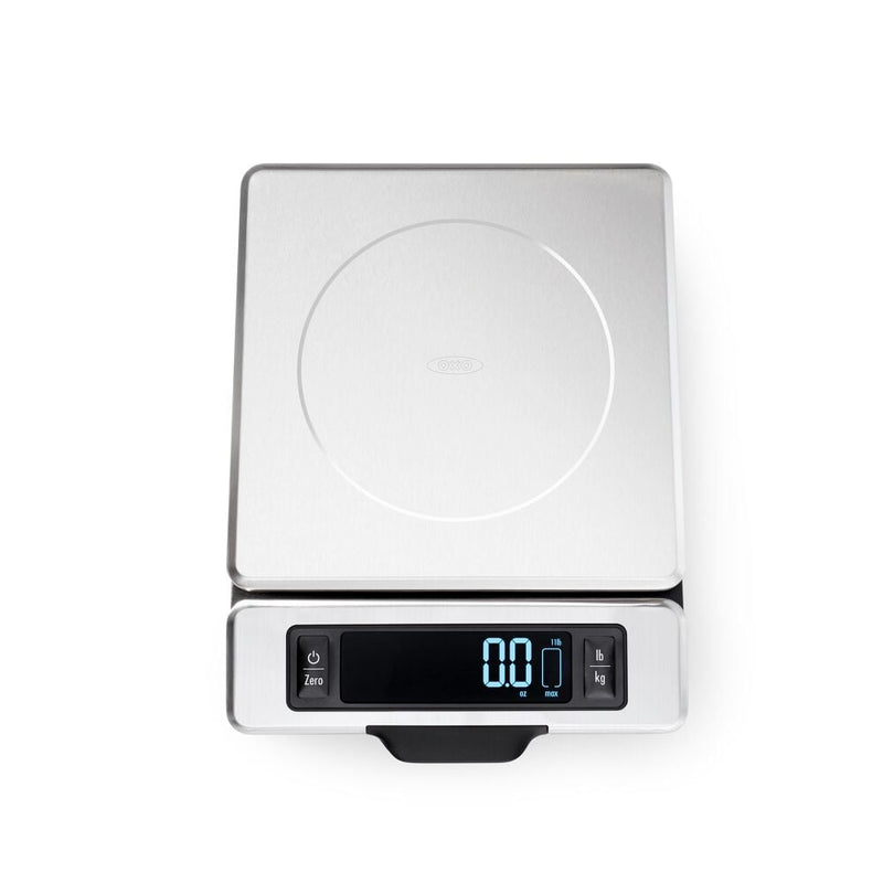 11 lb Stainless Steel Food Scale with Pull out Display N6