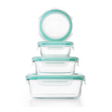 OXO Good Grips 12 Piece Smart Seal Glass Container Set E9