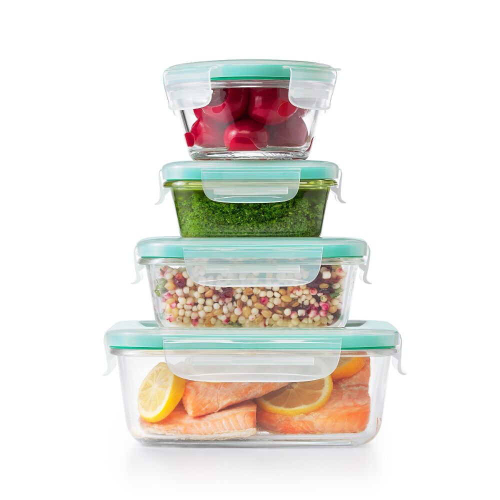 OXO Good Grips 12 Piece Smart Seal Glass Container Set E9