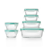 OXO Good Grips 12 Piece Smart Seal Glass Container Set E9