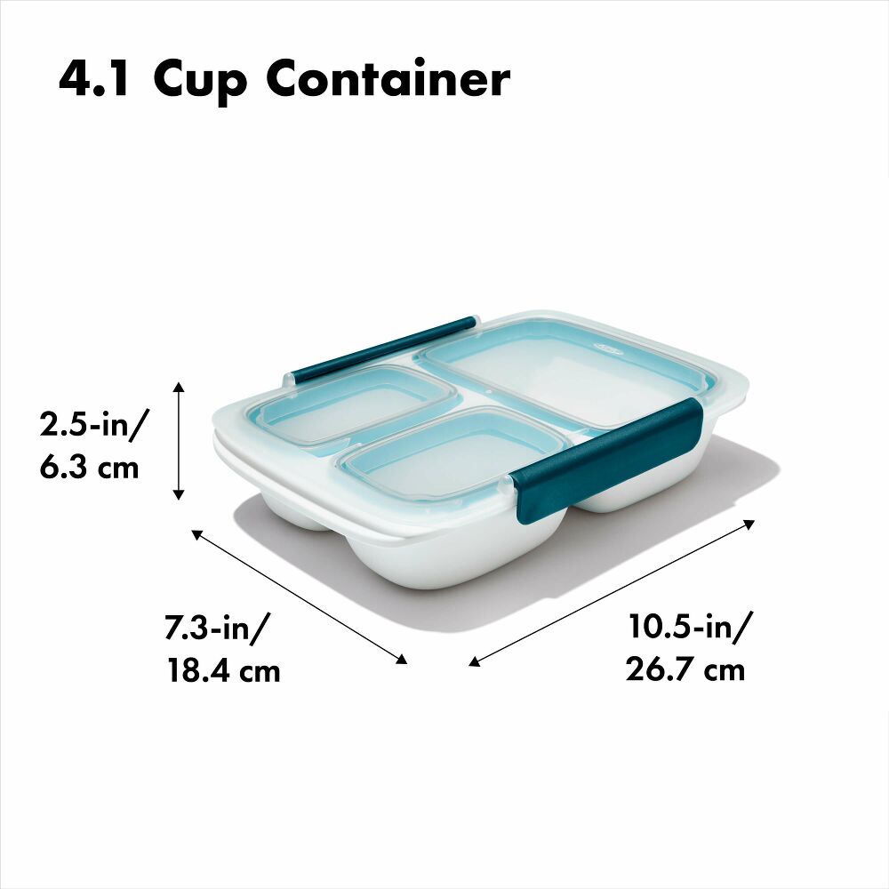 Prep & Go 4.1-Cup Divided Container K1