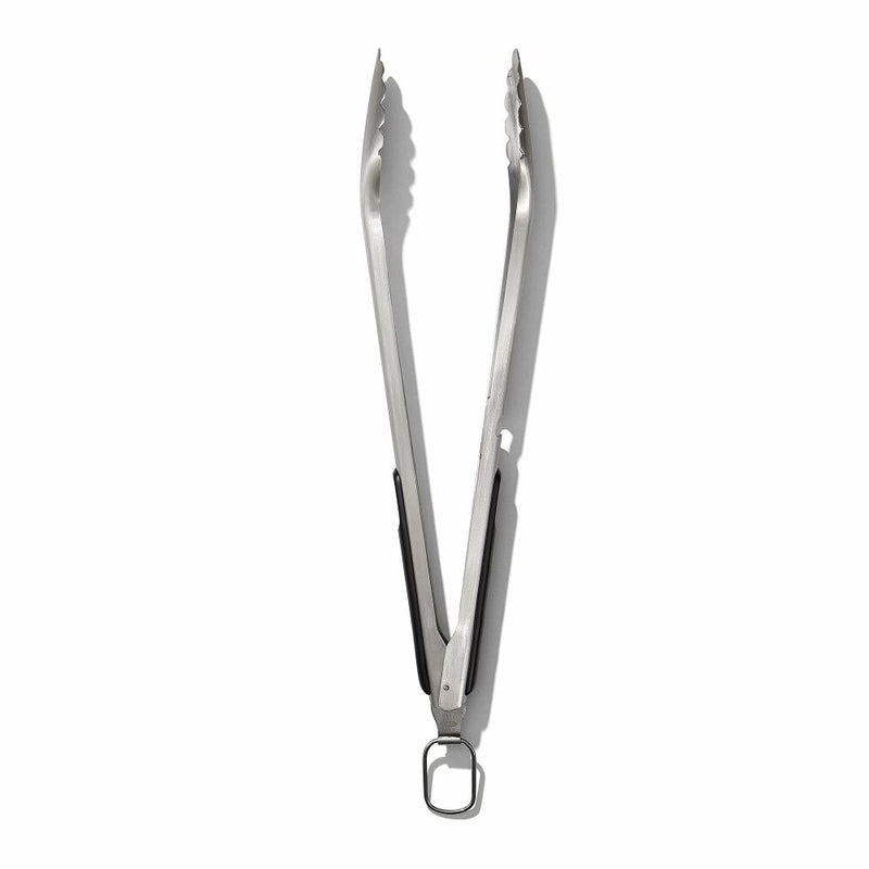 Grilling Tongs with Built-In Bottle Opener W2