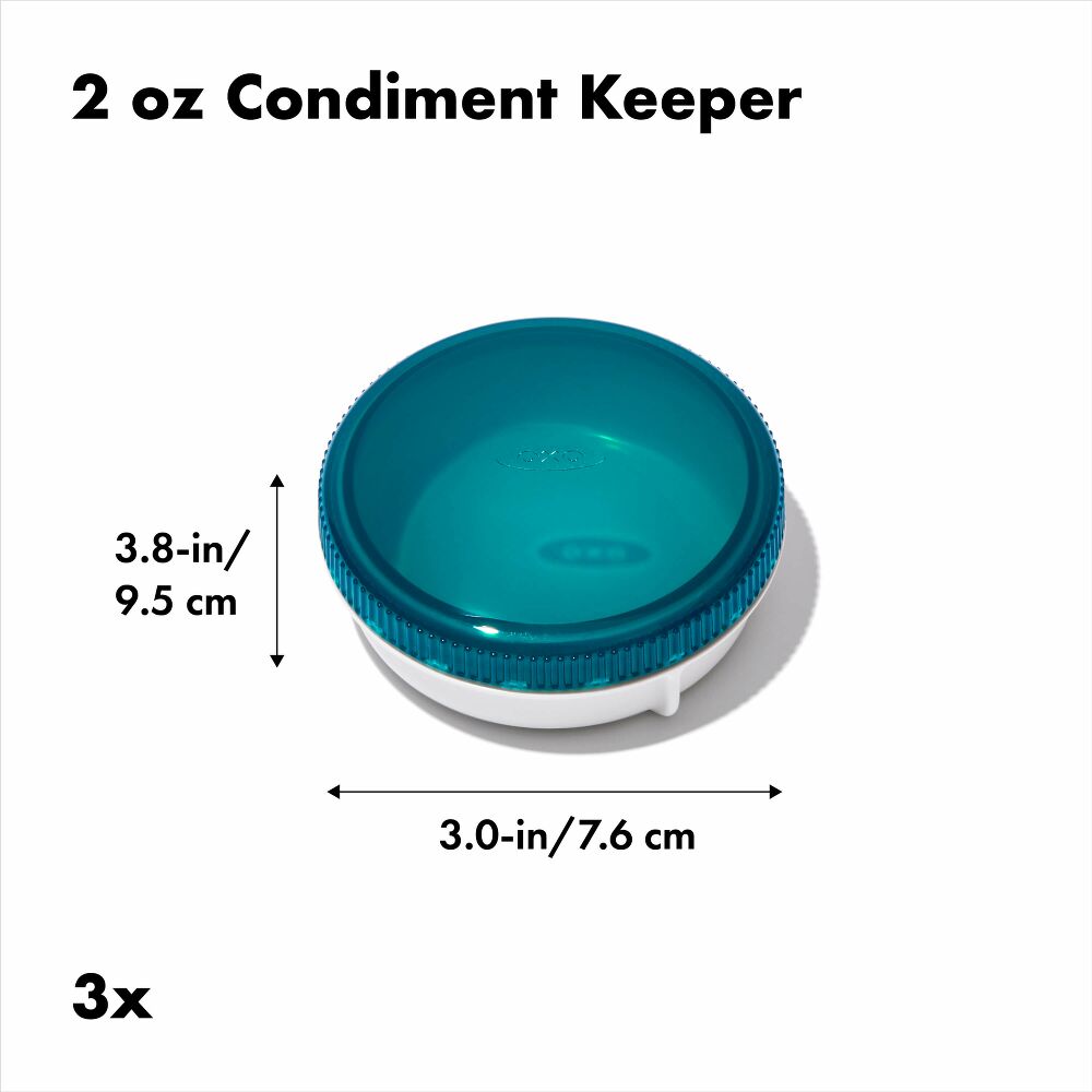 Prep & Go Condiment Keepers X9