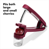 OXO Good Grips Cherry & Olive Pitter - Beet L7