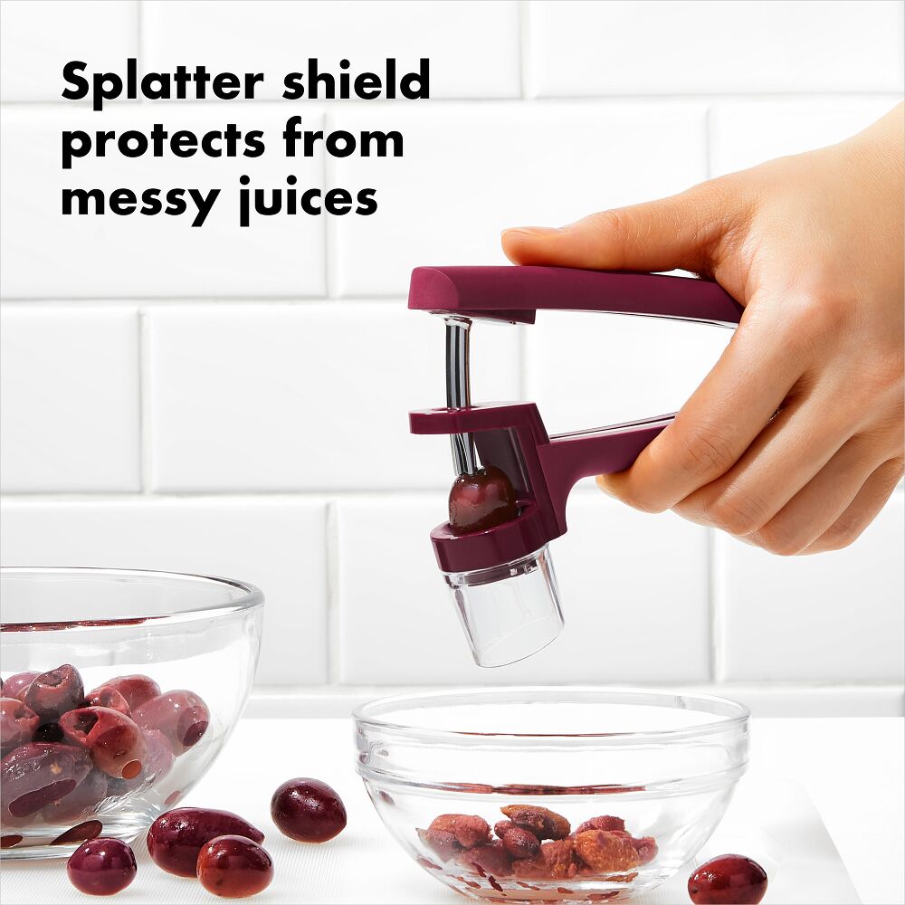 OXO Good Grips Cherry & Olive Pitter - Beet L7