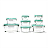 16 Piece Glass Smart Seal Everyday Container Set T1