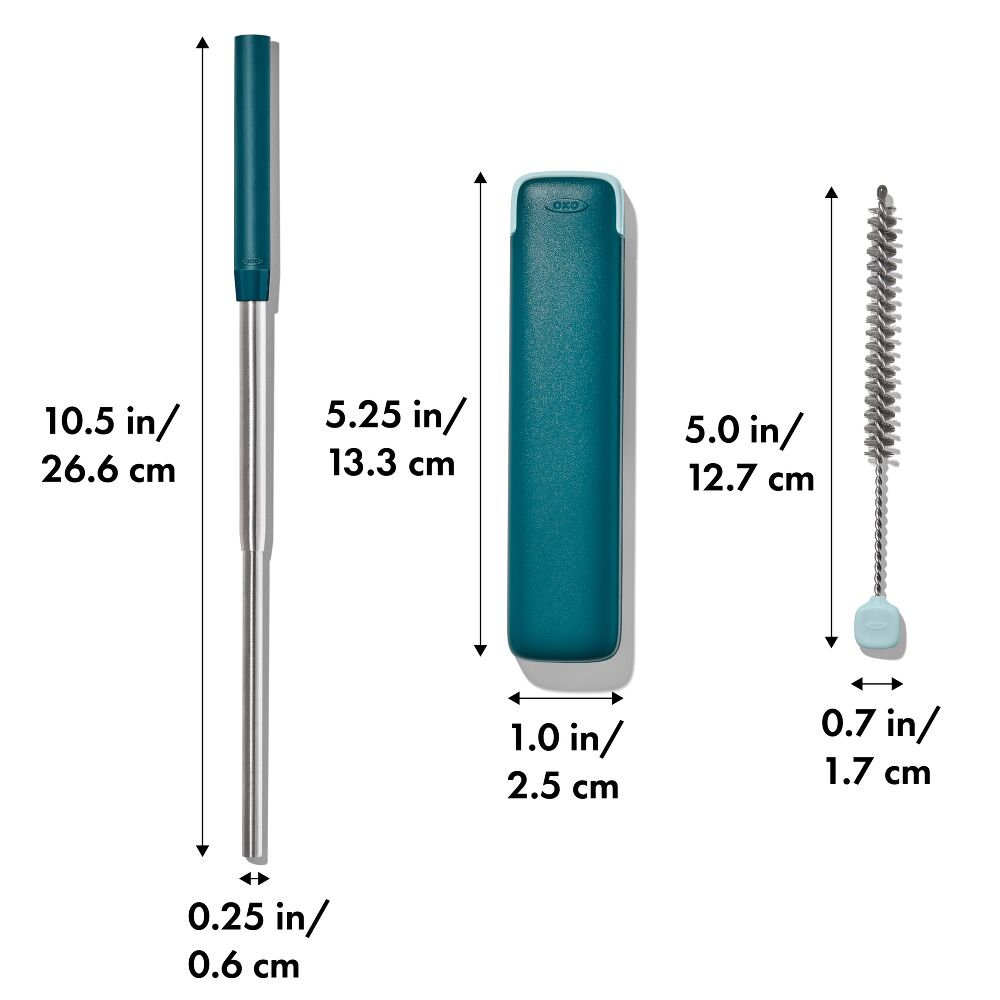 Collapsible Straw With Case X4