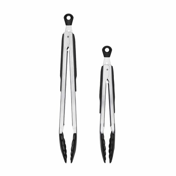 2-Piece Tongs with Nylon Heads Set H1
