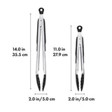 2-Piece Tongs with Nylon Heads Set H1