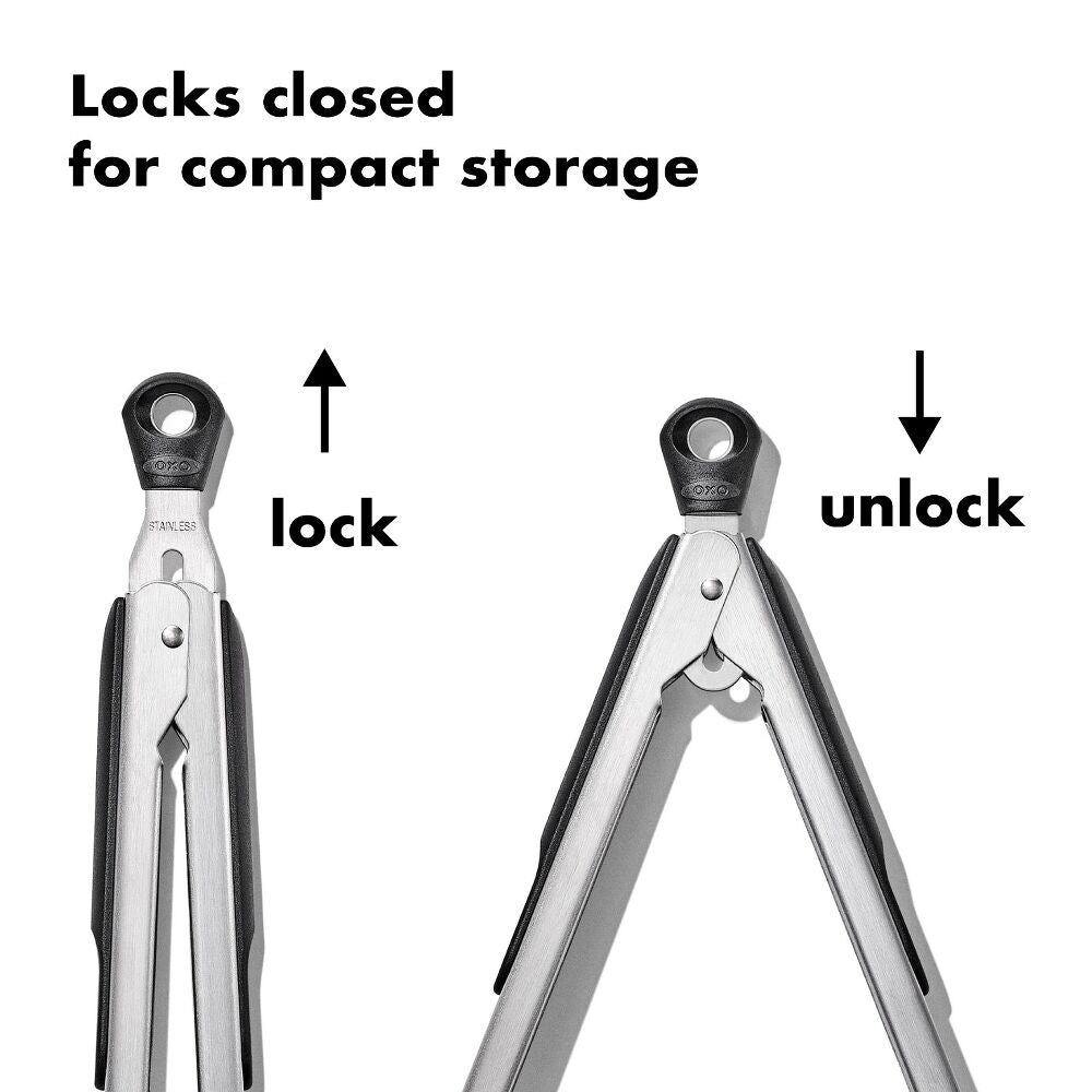 2-Piece Tongs with Nylon Heads Set H1