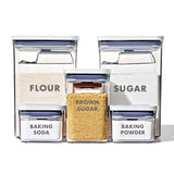 8-Piece Prelabeled Baking POP Container Set Y0
