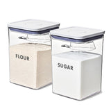 8-Piece Prelabeled Baking POP Container Set Y0