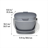 Easy-Clean Compost Bin - 1.75 Gal Z8