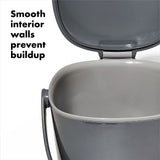 Easy-Clean Compost Bin - 0.75 Gal L6
