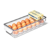 Refrigerator Egg Bin With Removable Tray D0