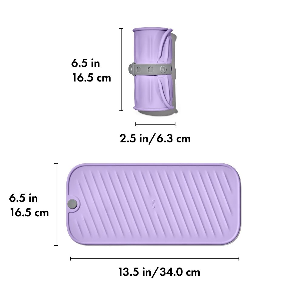 Hot Styling Tool Mat - Lavender B7