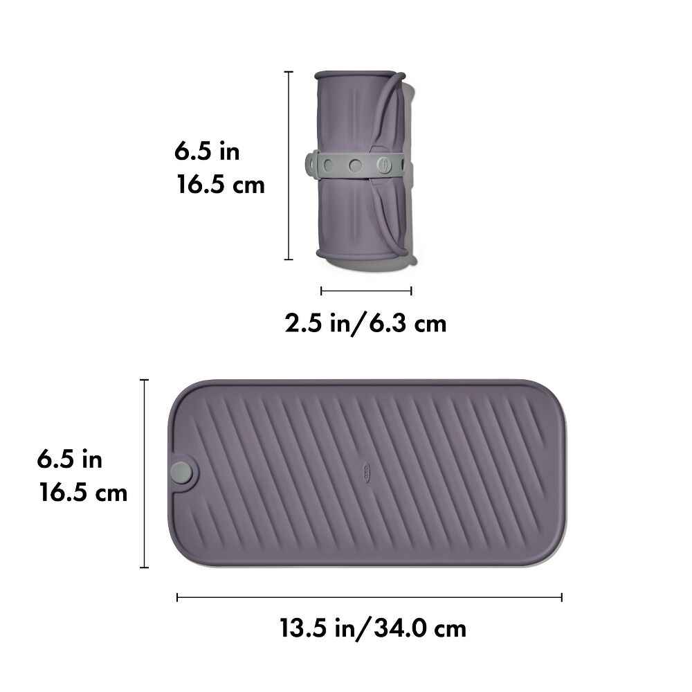 Hot Styling Tool Mat - Gray S0
