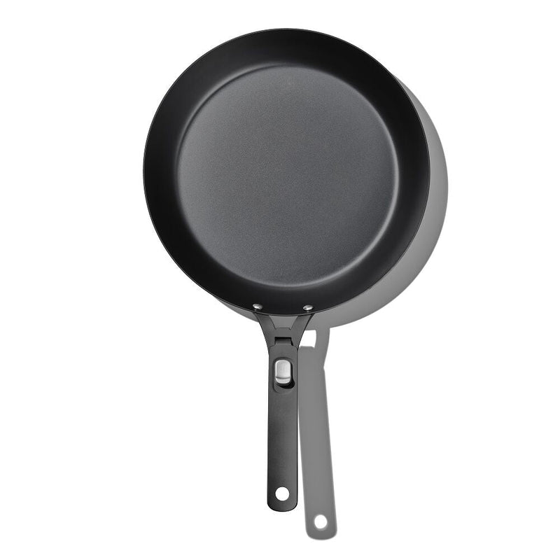 Outdoor 12-inch Carbon Steel Pan with Removable Handle P6