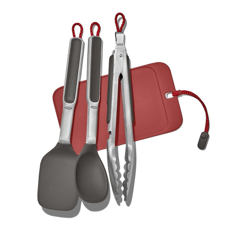 OXO Outdoor 4 -Piece Camp Stove Cooking Set I1