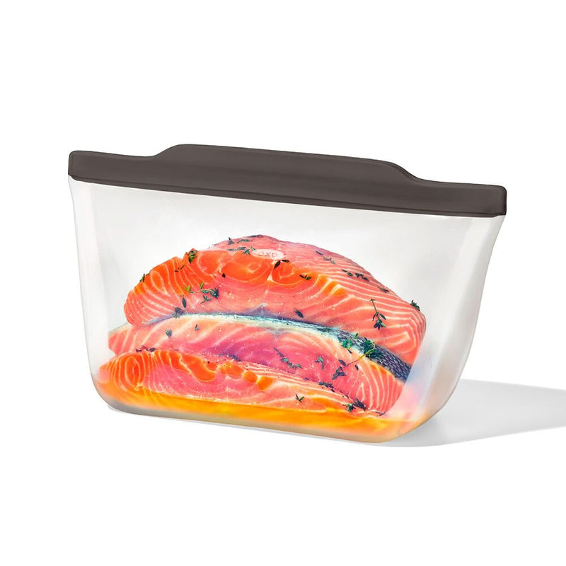 Outdoor Silicone Reusable Stand Up Bag Half Gallon (64 oz) L6