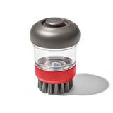 Outdoor Soap Dispensing Dish Brush with Storage Case Y5