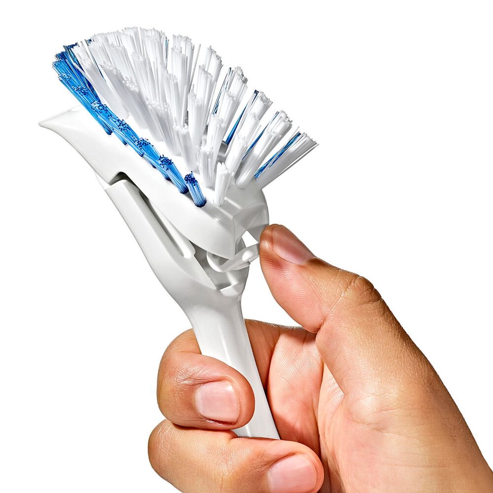 Nylon Bristle Dish Brush with Refills Y5