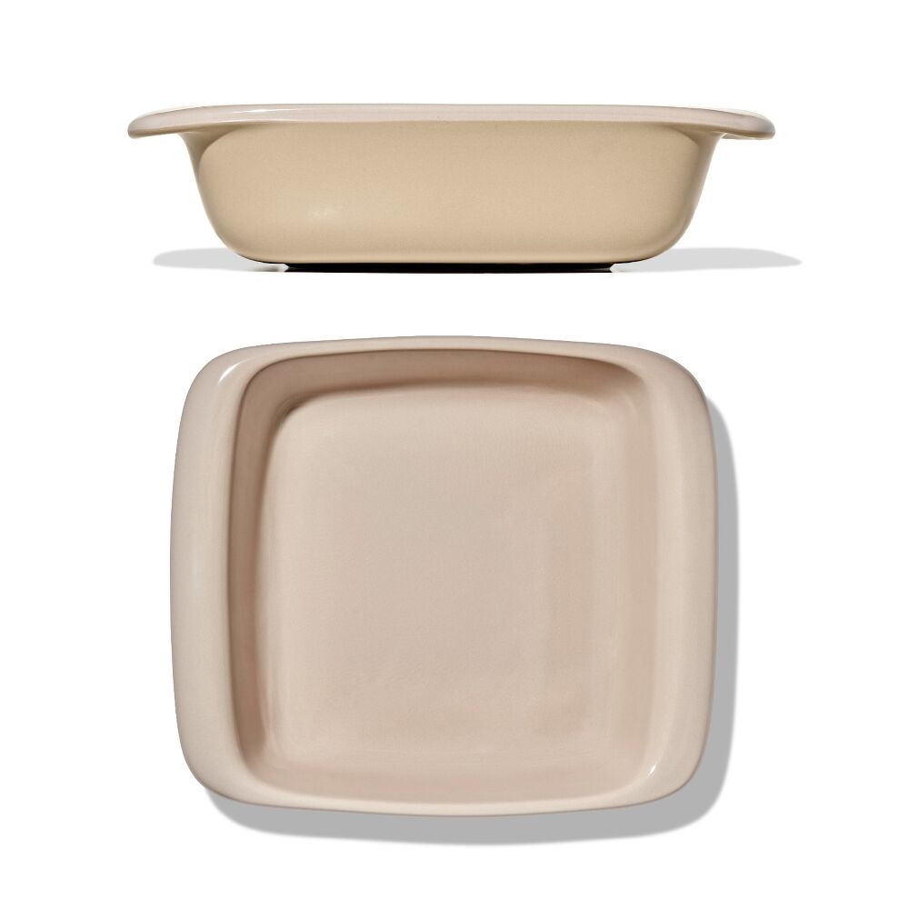 2 Qt Square Stoneware Baking Dish X2