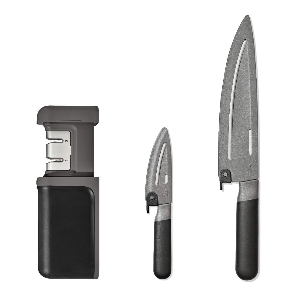 3-Piece Knife & Sharpener Set Y5
