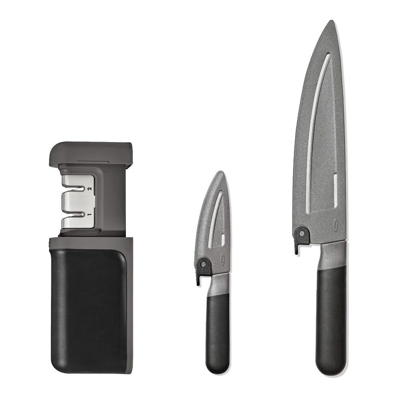 3-Piece Knife & Sharpener Set Y5