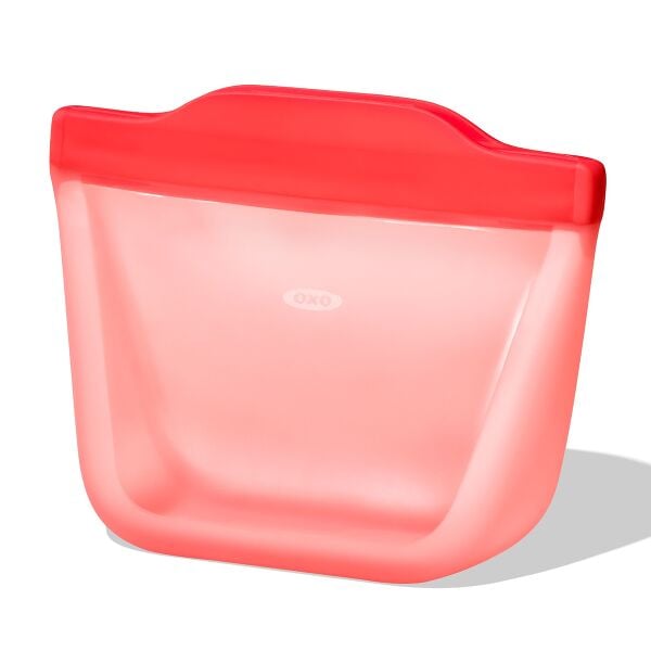Silicone Reusable Bag - Stand-Up Snack (12 oz) – Watermelon D8