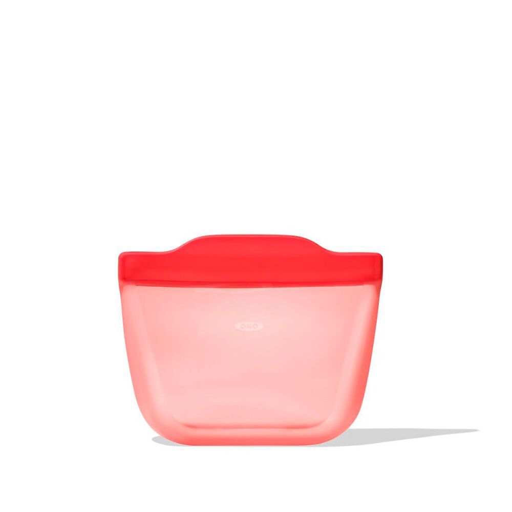 Silicone Reusable Bag - Stand-Up Snack (12 oz) – Watermelon D8