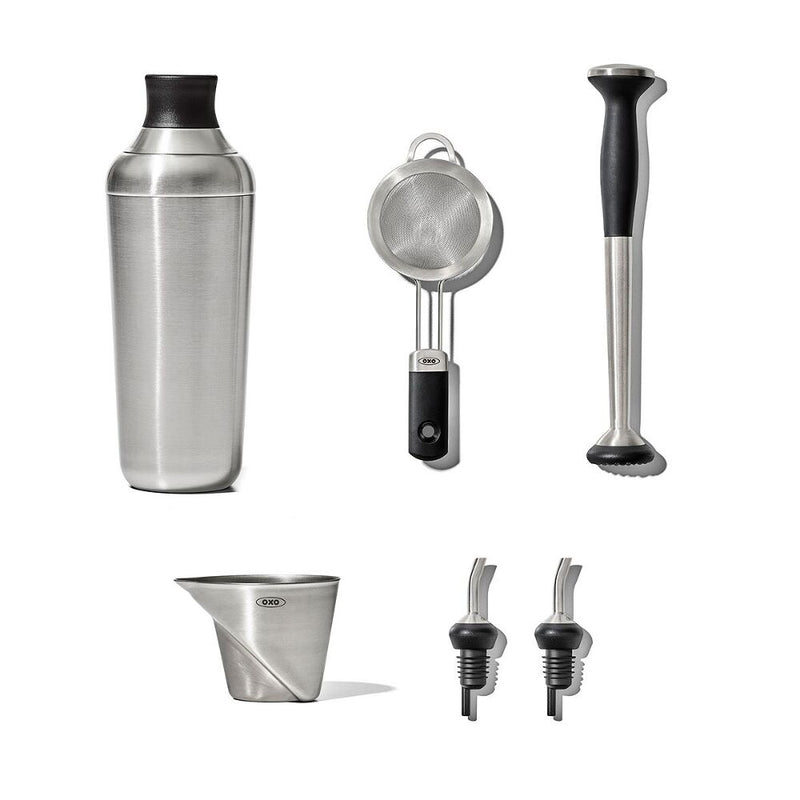 Steel 6-Piece Barware Set N1