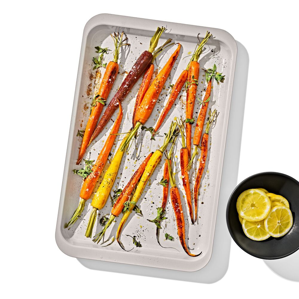 Non-Stick Pro Ceramic Coated Metal Bakeware Half Sheet Pan R7