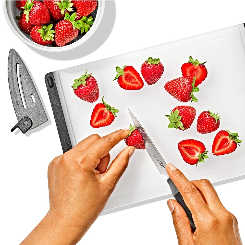 3.5 in Paring Knife with Locking Sheath J2