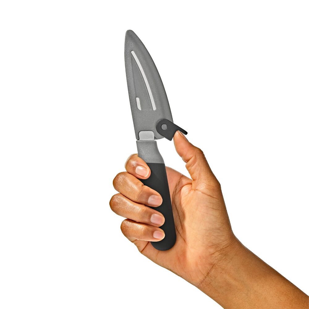 3.5 in Paring Knife with Locking Sheath J2