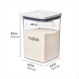 2-Piece Prelabeled POP Container Set with Scoop Q7