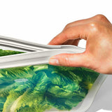 Silicone Reusable Bag - Stand-Up Quart (32 oz) - Oat A6