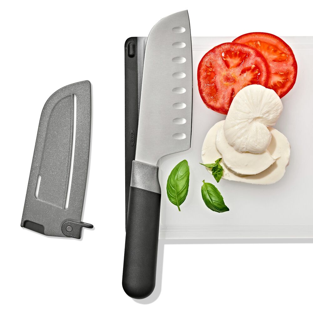 5 in Santoku Knife with Locking Sheath X6