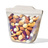 Silicone Reusable Bag - Stand-Up Cup (8 oz) - Oat X7