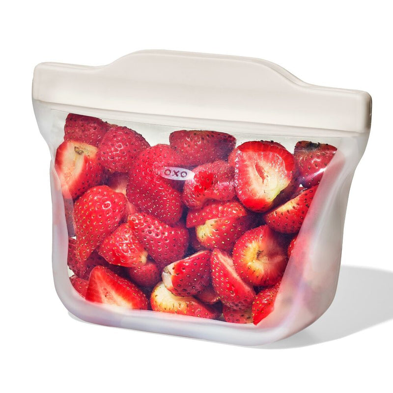 Silicone Reusable Bag - Stand-Up Snack (12 oz) – Oat P0