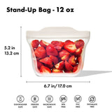 Silicone Reusable Bag - Stand-Up Snack (12 oz) – Oat P0