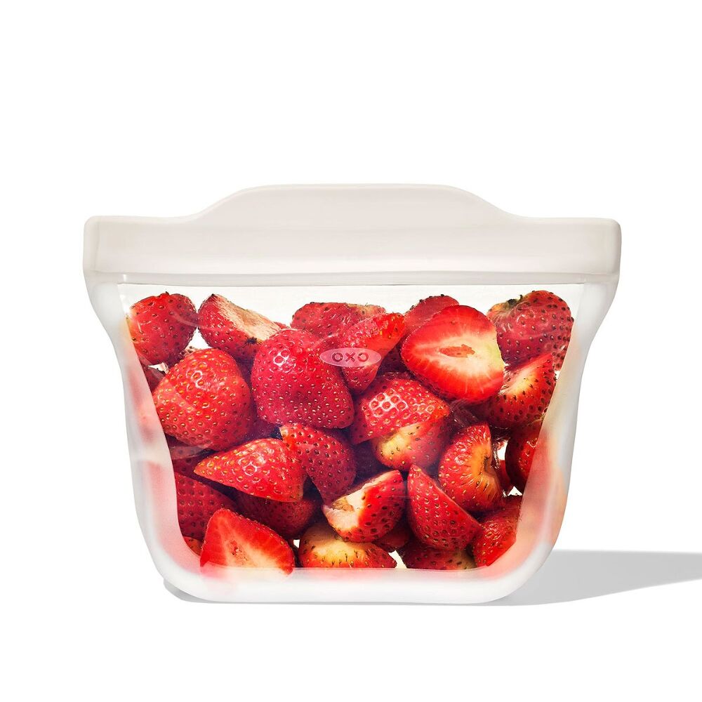Silicone Reusable Bag - Stand-Up Snack (12 oz) – Oat P0