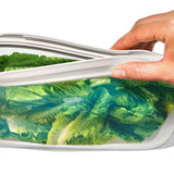 Silicone Reusable Bag - Sandwich Bag (28 oz) - Oat S3