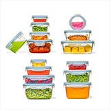 30-Piece Smart Seal Container Set - Arctic Blue S2