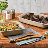 2 Qt Square Stoneware Baking Dish X2