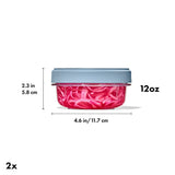 Twist & Stack Container (12 oz) – 2-Pack X4